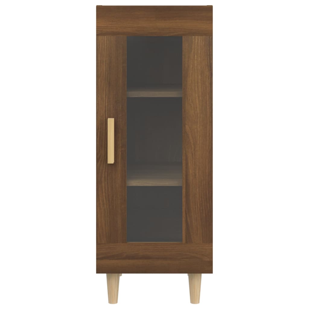 Dressoir 34,5x34x90 cm bewerkt hout eikenkleurig