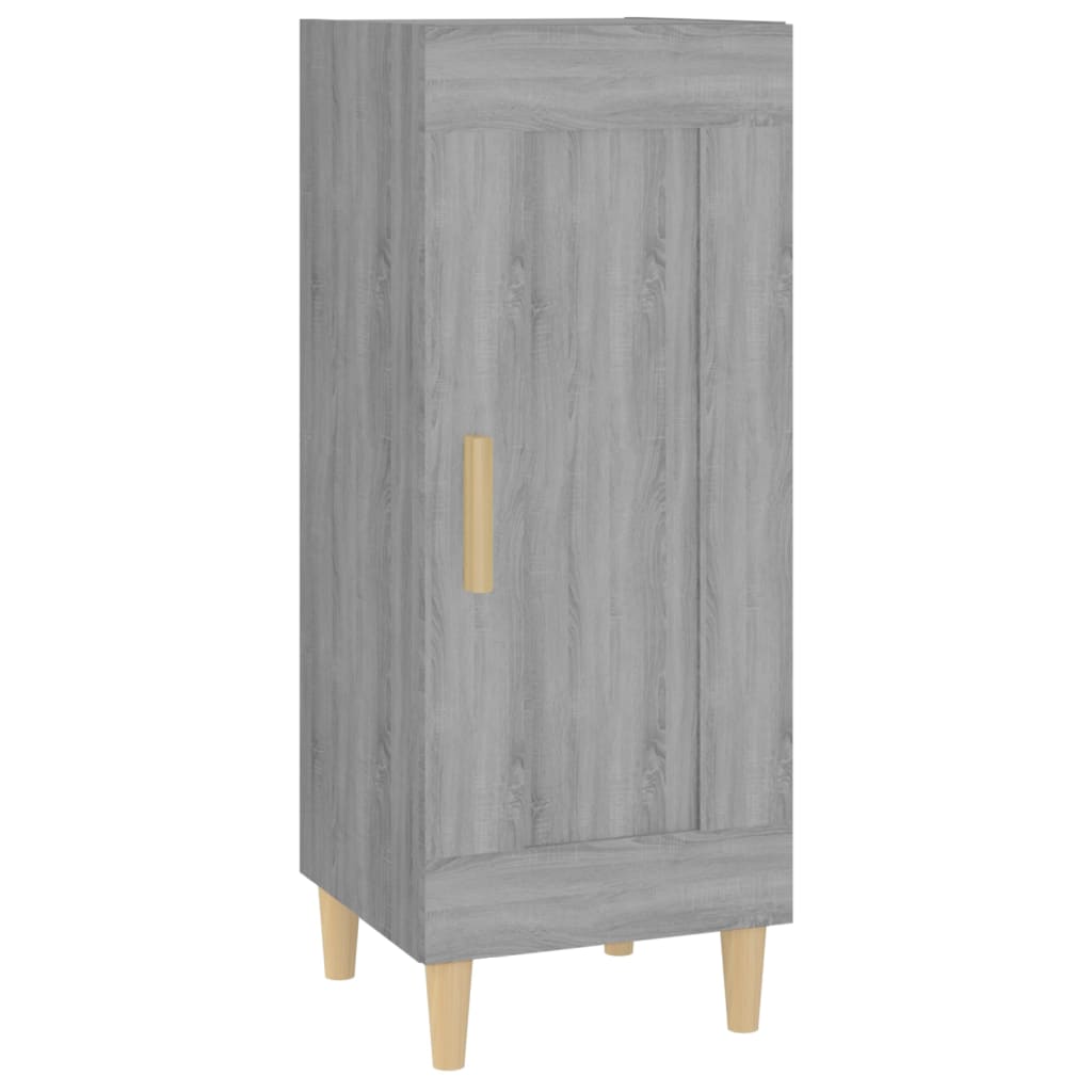 Dressoir 34,5x34x90 cm bewerkt hout eikenkleurig