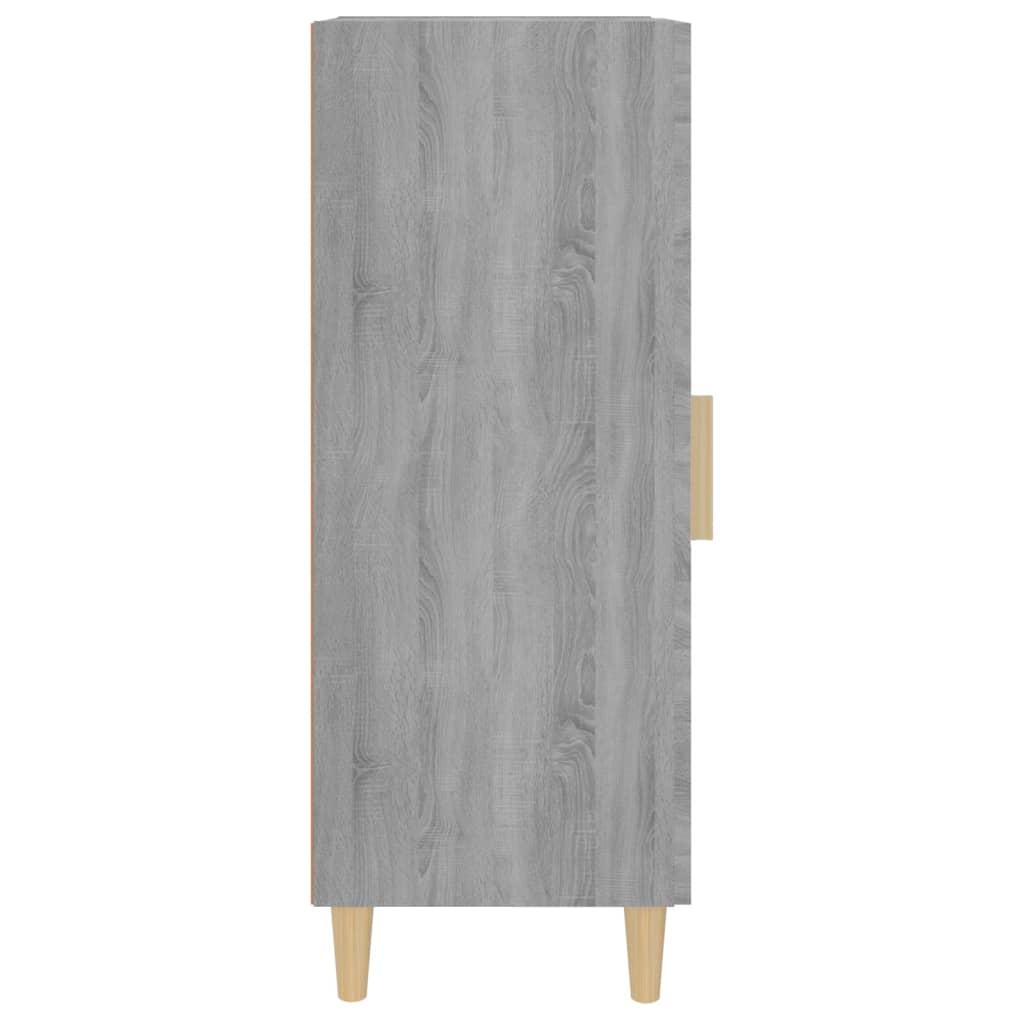 Dressoir 34,5x34x90 cm bewerkt hout eikenkleurig