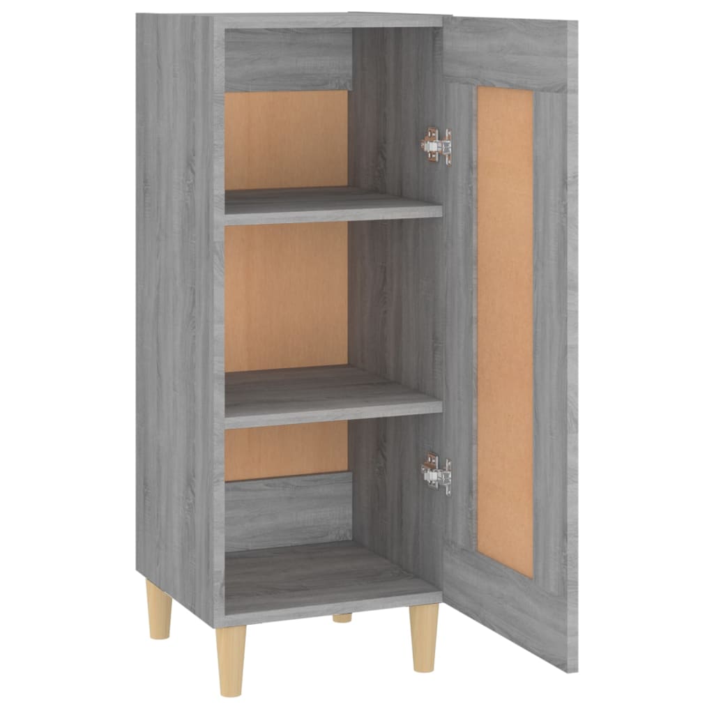 Dressoir 34,5x34x90 cm bewerkt hout eikenkleurig