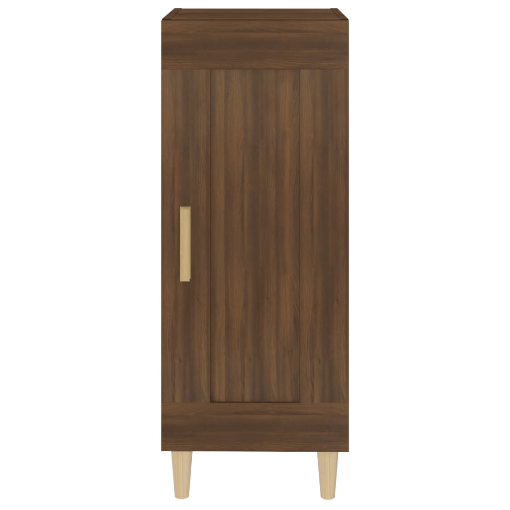 Dressoir 34,5x34x90 cm bewerkt hout eikenkleurig