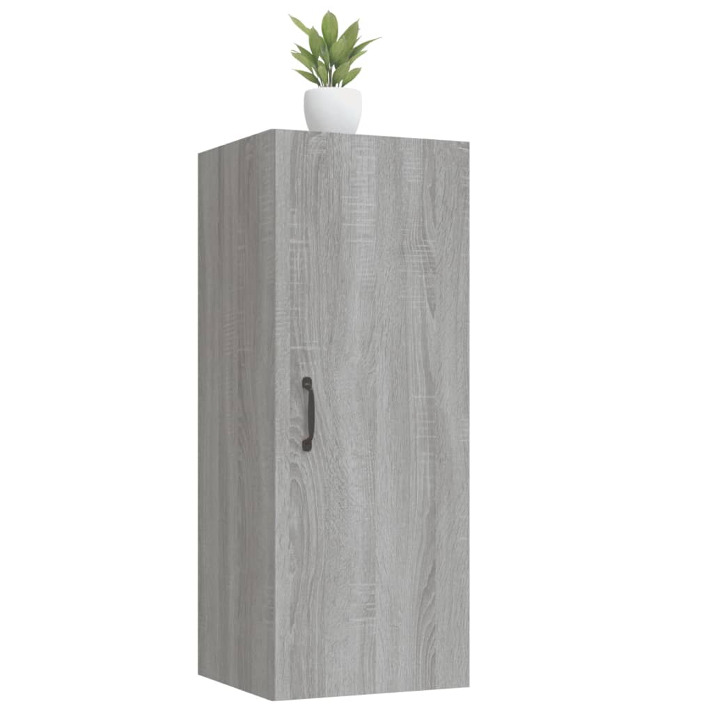 Wandkast 34,5x34x90 cm bewerkt hout