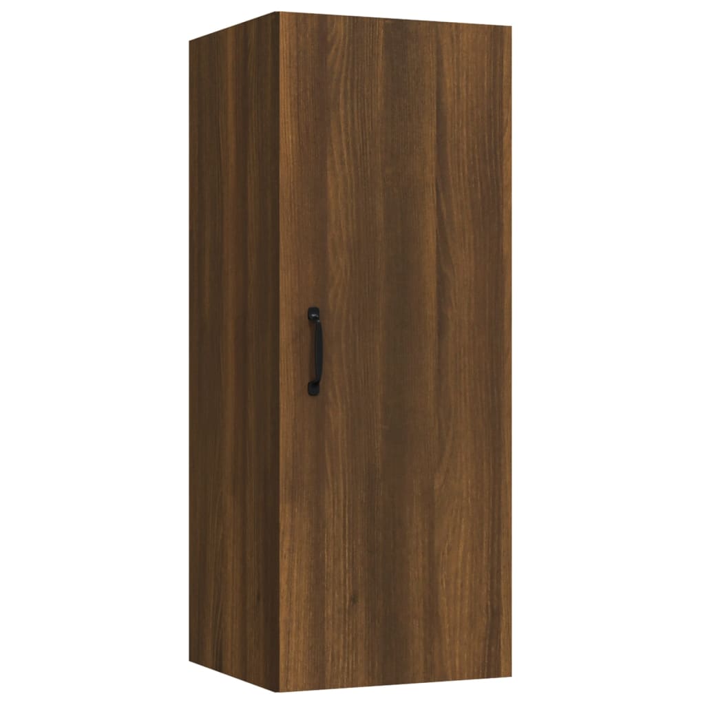 Wandkast 34,5x34x90 cm bewerkt hout