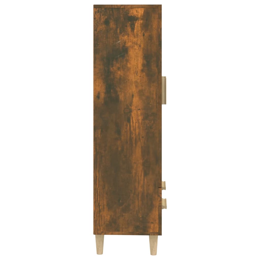 Hoge kast 70x31x115 cm bewerkt hout