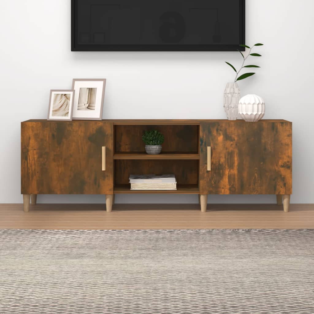 Tv-meubel 150x30x50 cm bewerkt hout