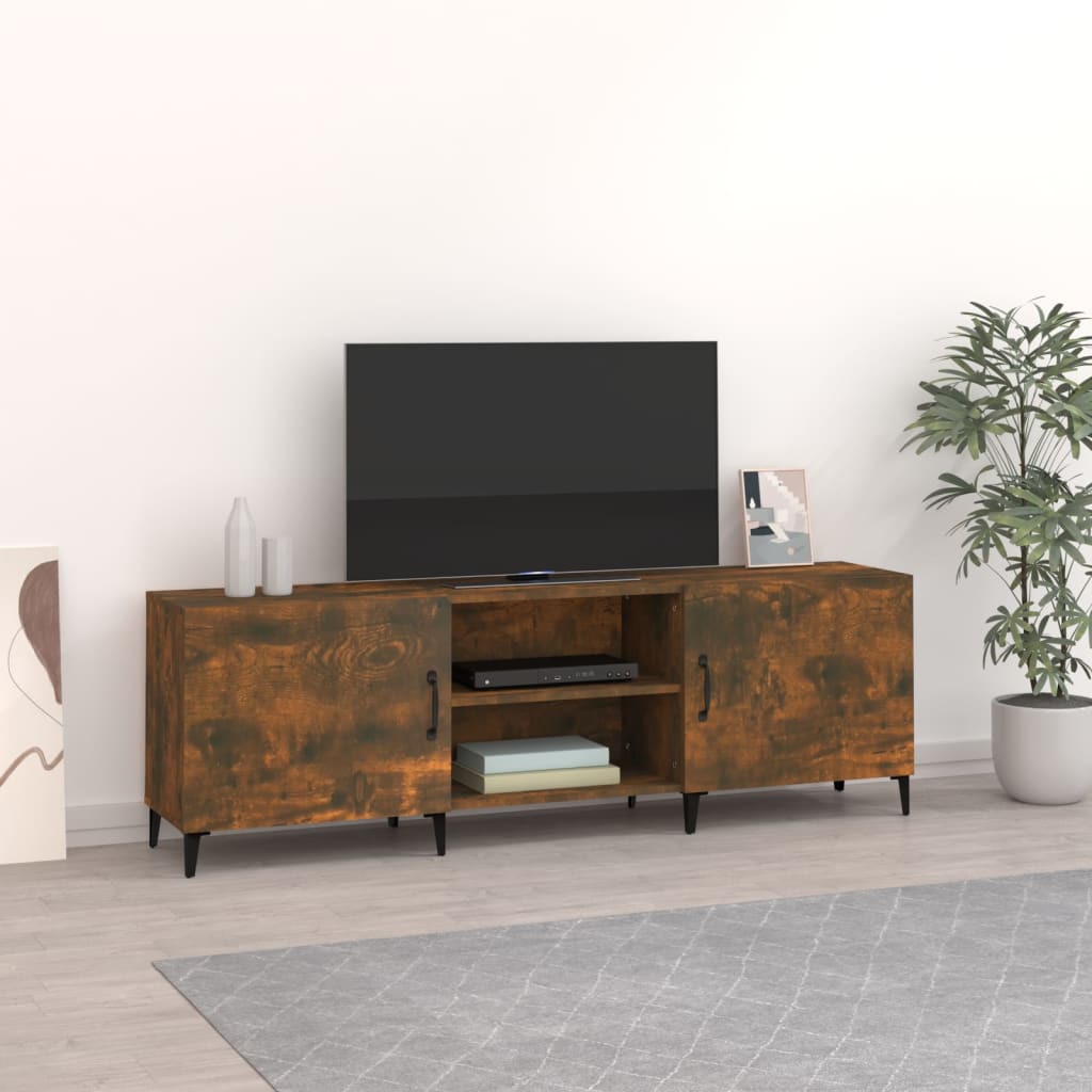 Tv-meubel 150x30x50 cm bewerkt hout