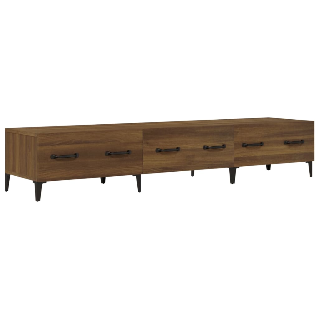 Tv-meubel 150x34,5x30 cm bewerkt hout