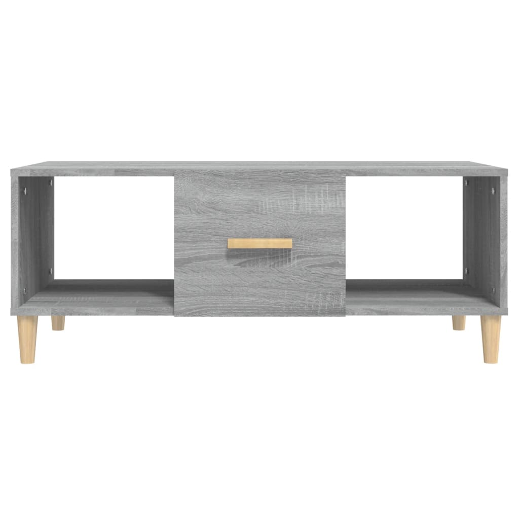 Salontafel 102x50x40 cm bewerkt hout