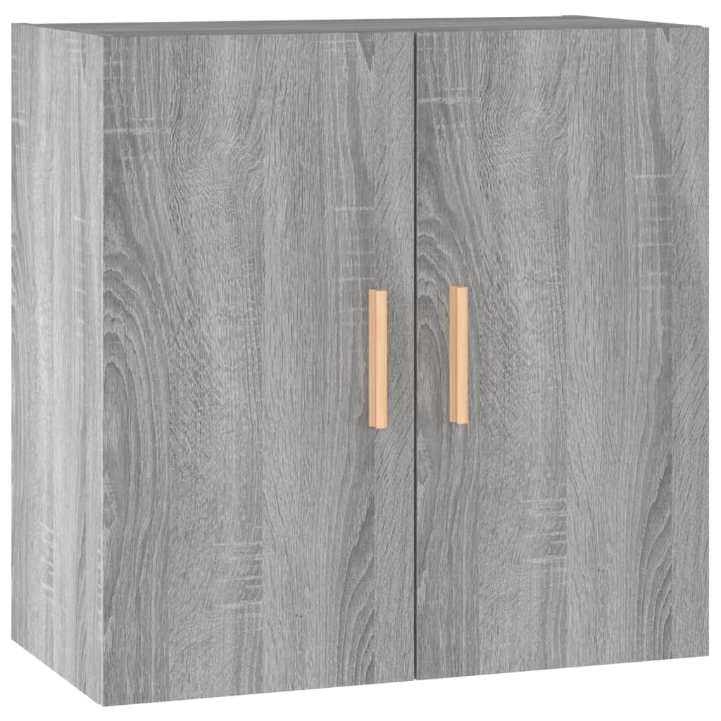 Wandkast 60x31x60 cm bewerkt hout artisanaal eikenkleurig