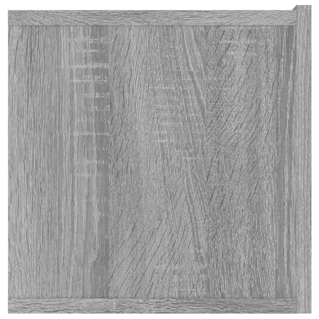 Tv-meubel 80x30x30 cm bewerkt hout bruin eikenkleur