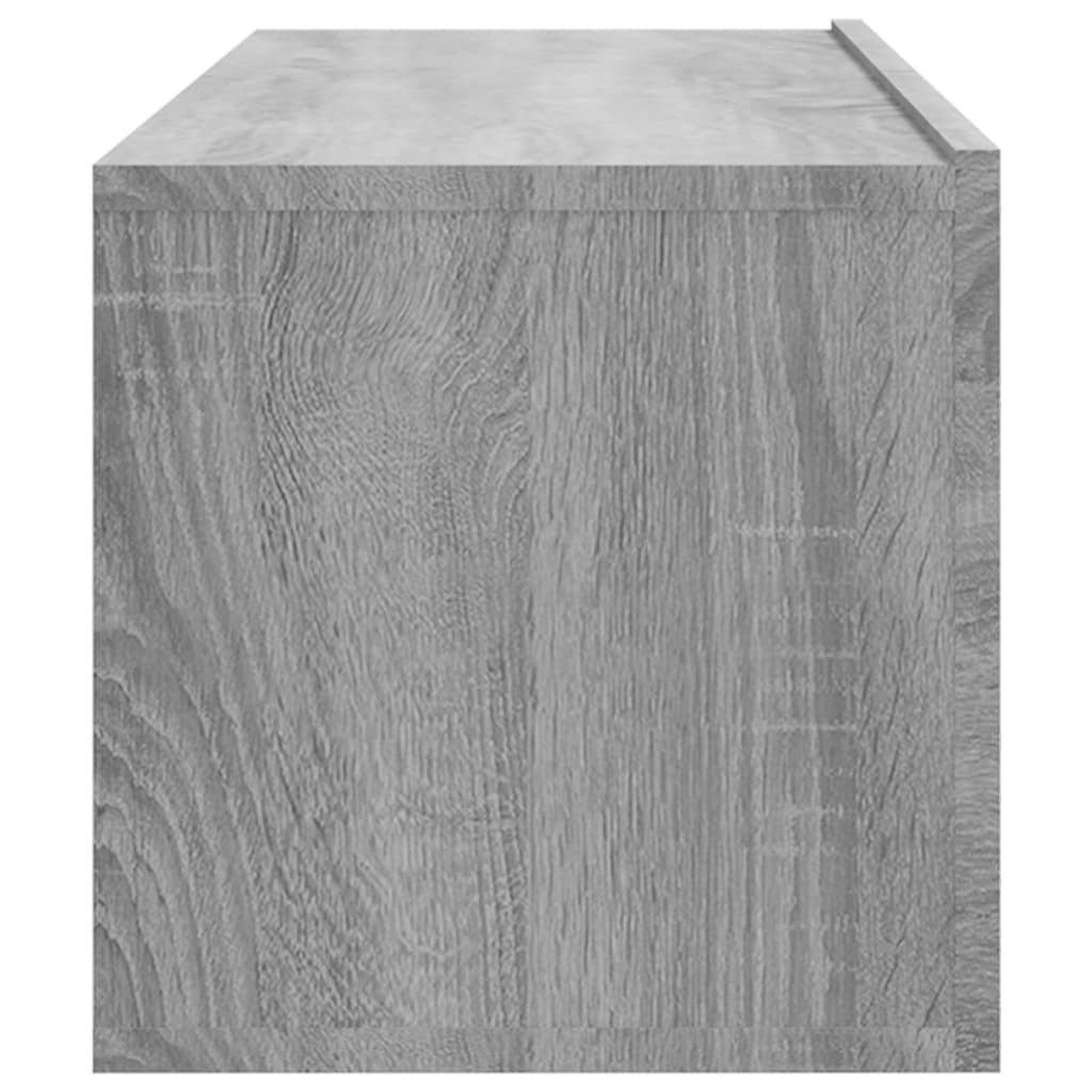 Tv-wandmeubels 2 st 100x30x30 cm hout eikenkleurig