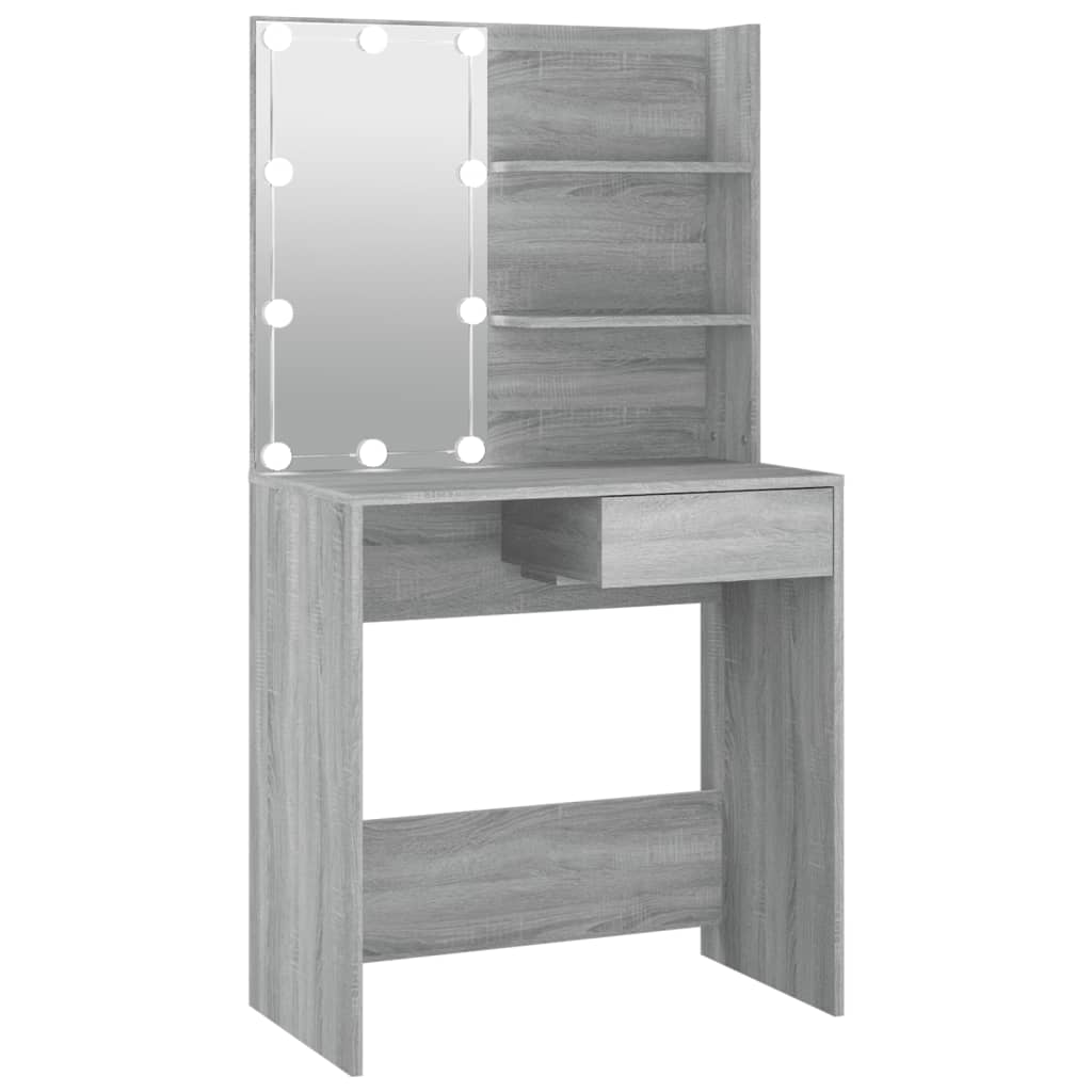 Kaptafel met LED-verlichting 74,5x40x141 cm