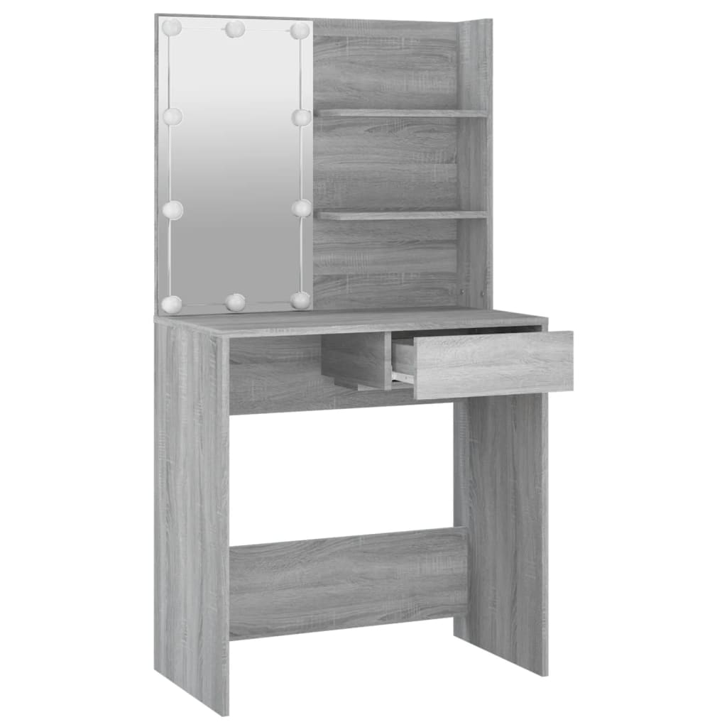 Kaptafel met LED-verlichting 74,5x40x141 cm