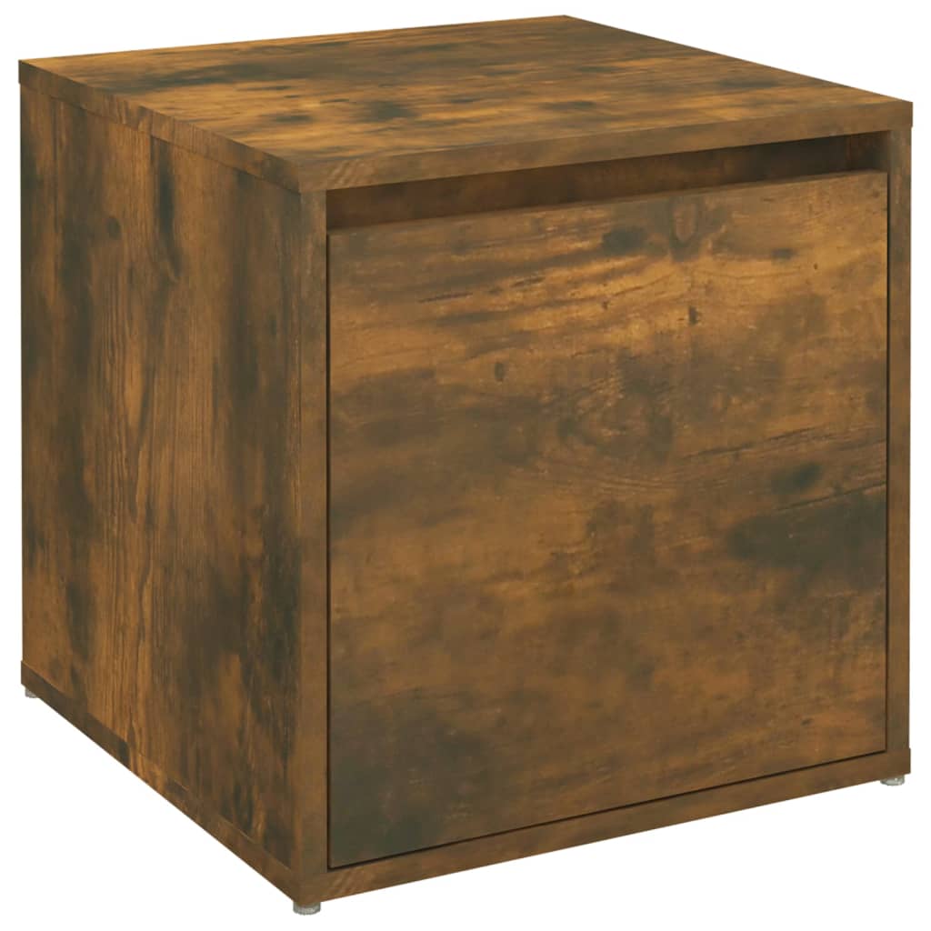 Opbergbox met lade 40,5x40x40 cm bewerkt hout