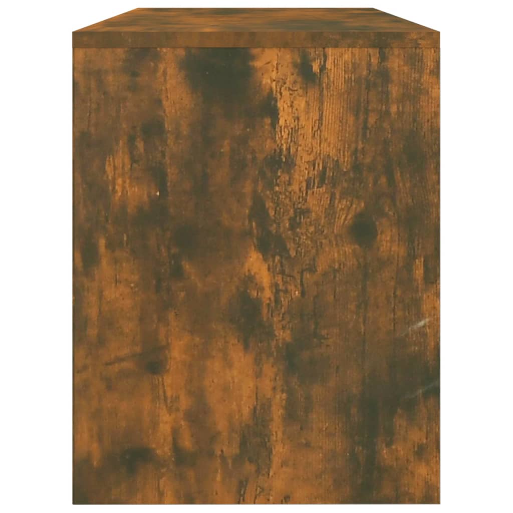 Kaptafelkruk 70x35x45 cm bewerkt hout eikenkleurig