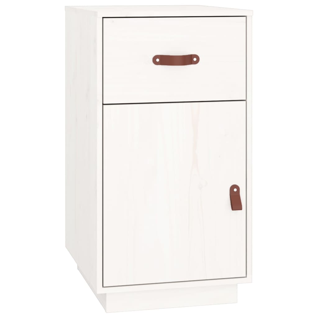 Bureau met kastjes 135x50x75 cm massief grenenhout