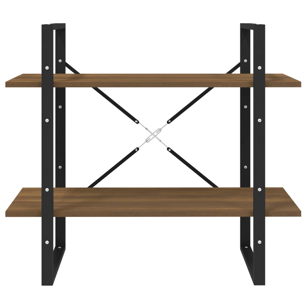 Boekenkast met 5 schappen 80x30x175 cm bewerkt hout