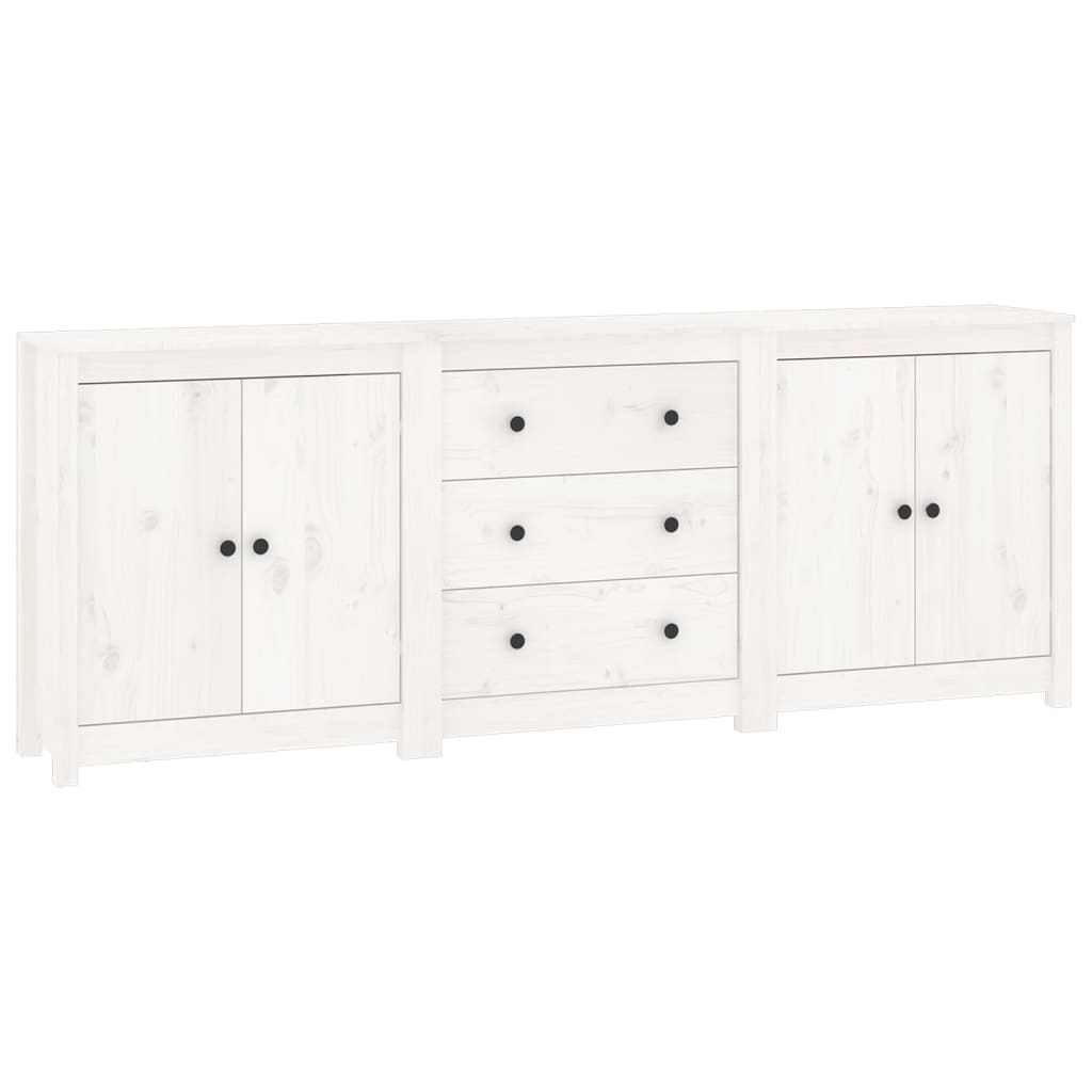 Dressoir 210x35x80 cm massief grenenhout