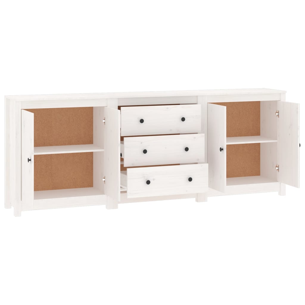 Dressoir 210x35x80 cm massief grenenhout