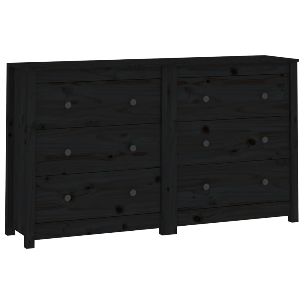 Dressoir 140x35x80 cm massief grenenhout