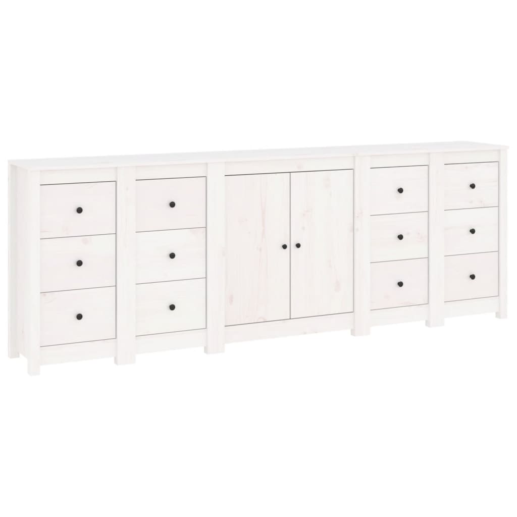 Dressoir 230x35x80 cm massief grenenhout