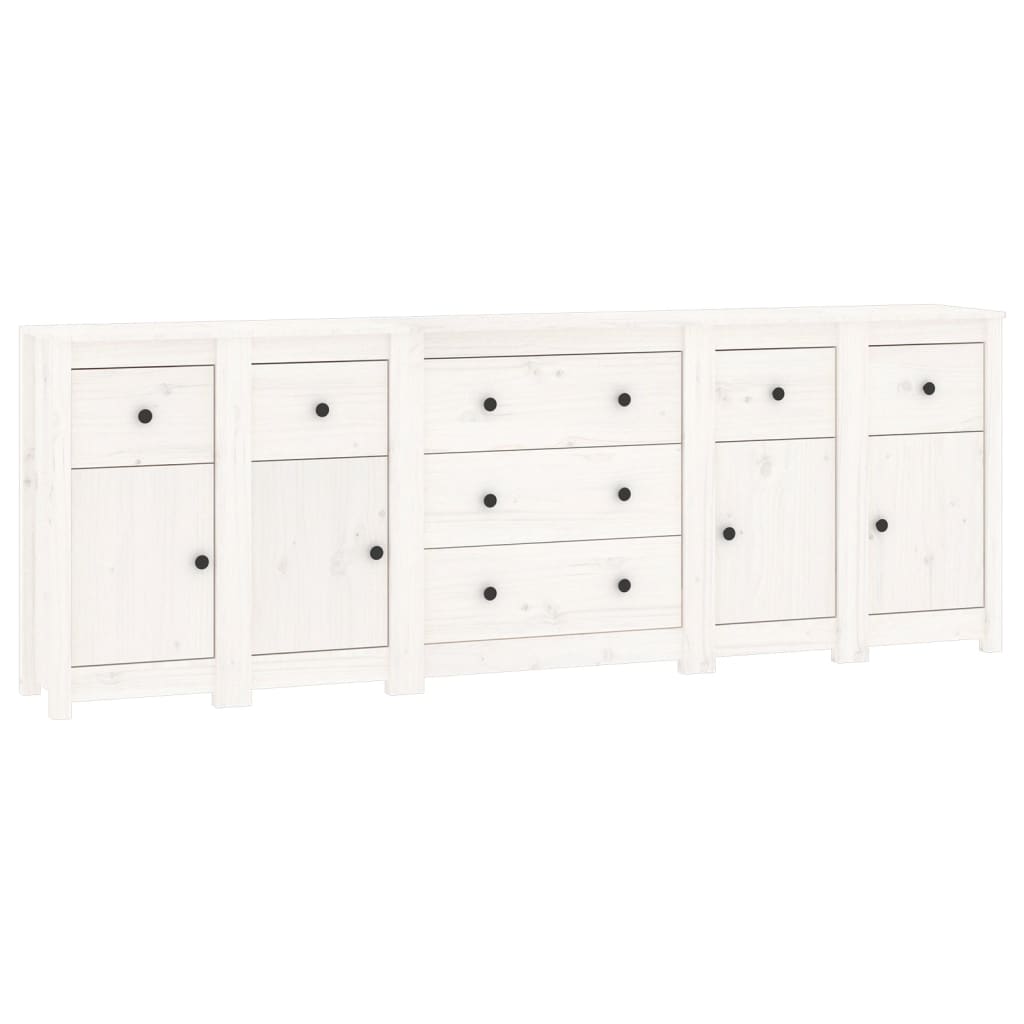 Dressoir 230x35x80 cm massief grenenhout