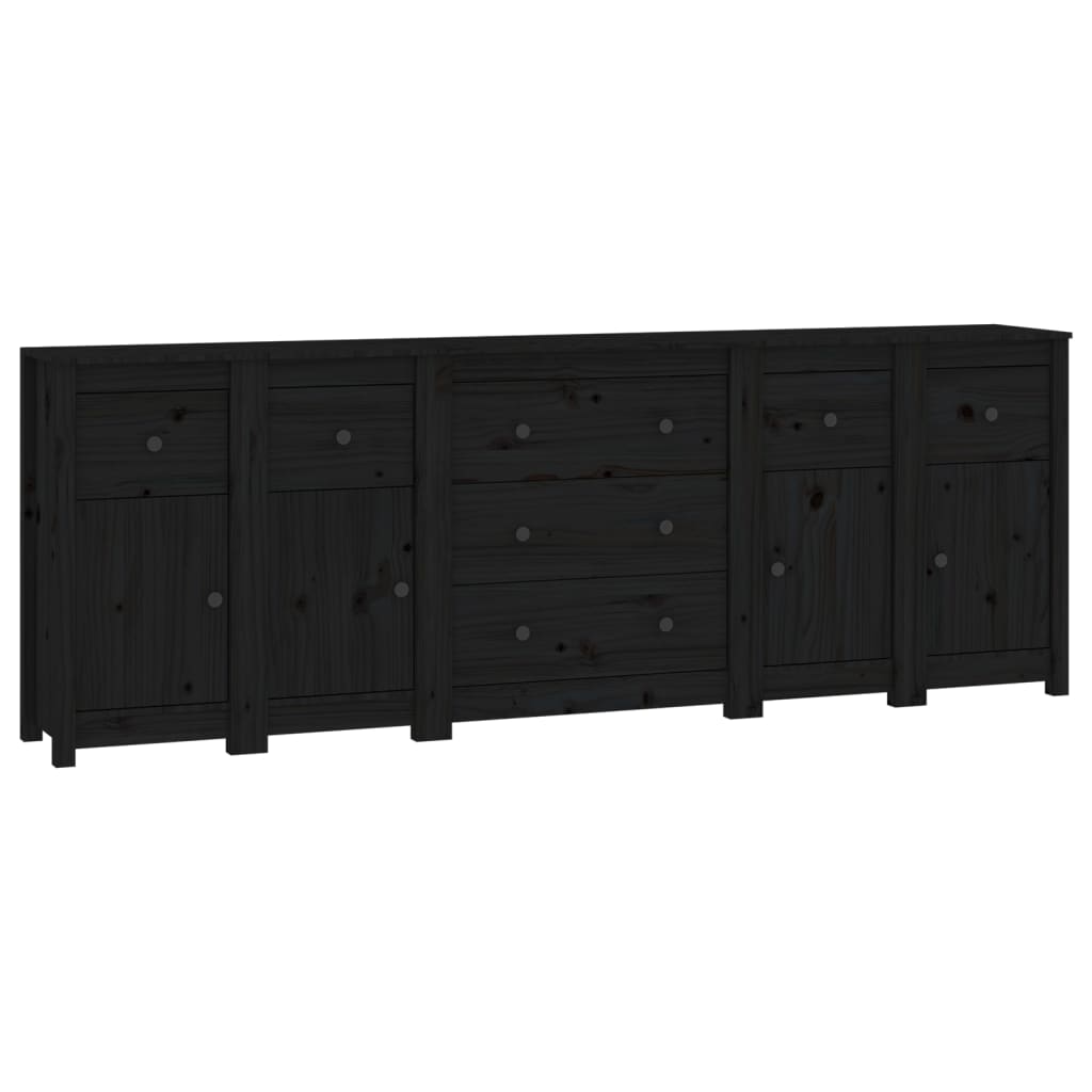 Dressoir 230x35x80 cm massief grenenhout