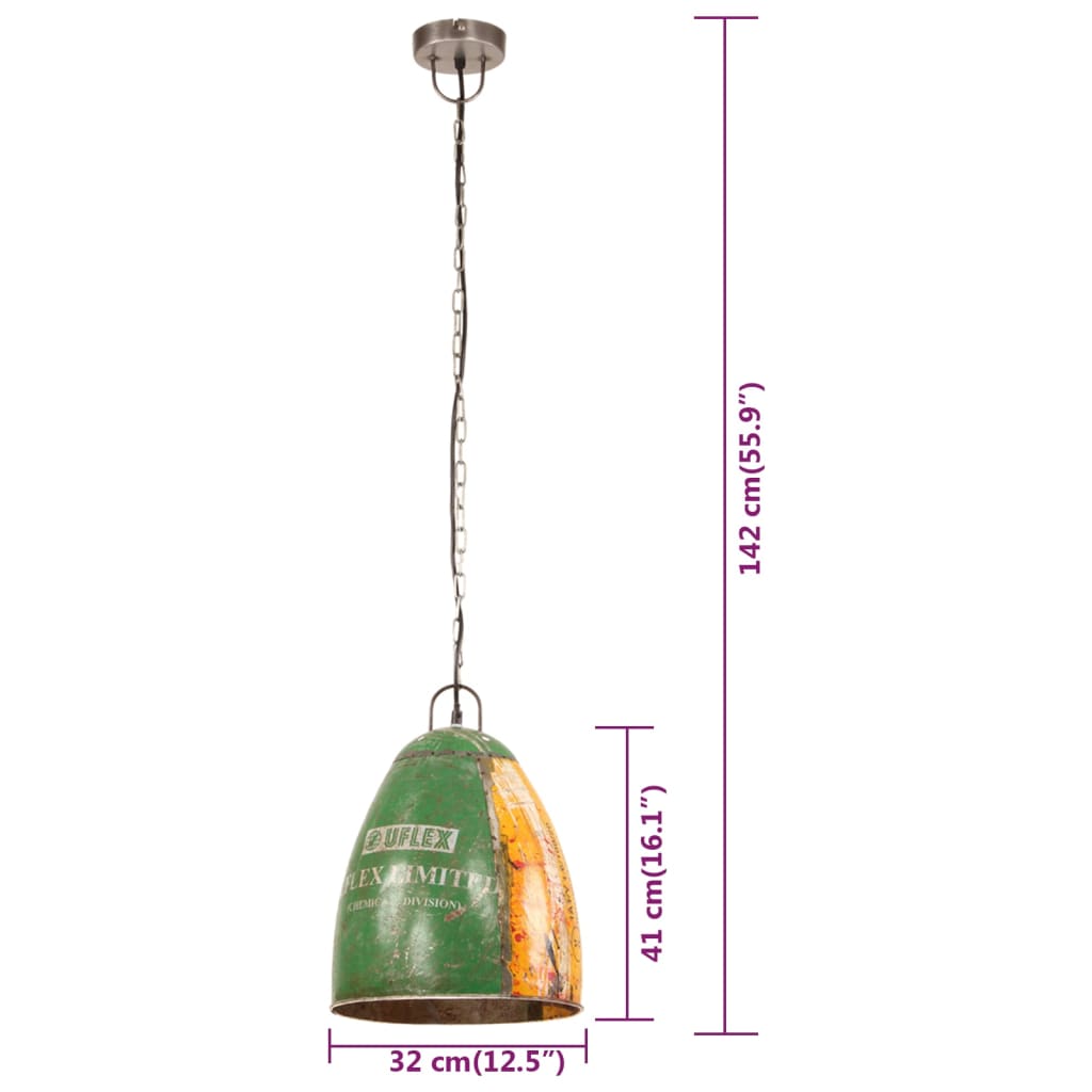 Hanglamp industrieel rond 25 W E27 42 cm