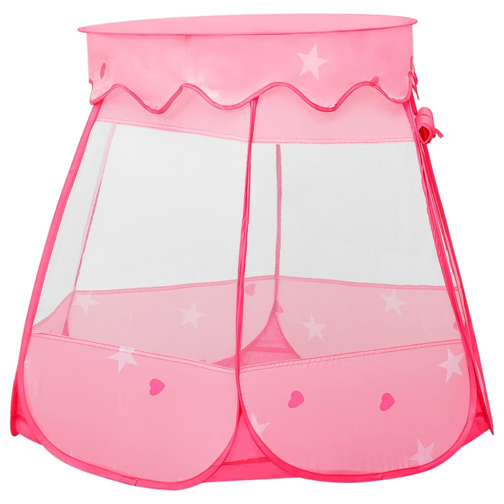 Kinderspeeltent 102x102x82 cm roze