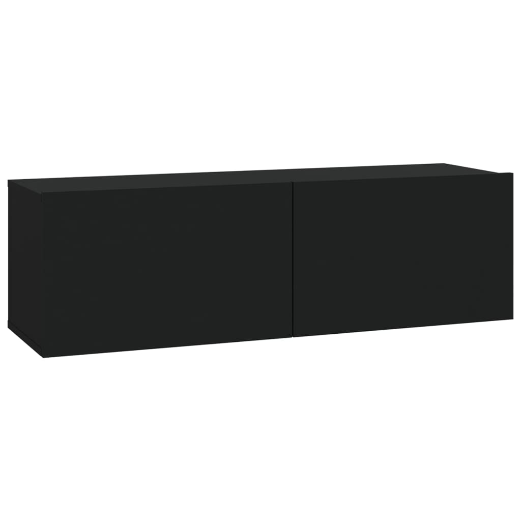 Tv-wandmeubels 4 st 100x30x30 cm bruin eikenkleur