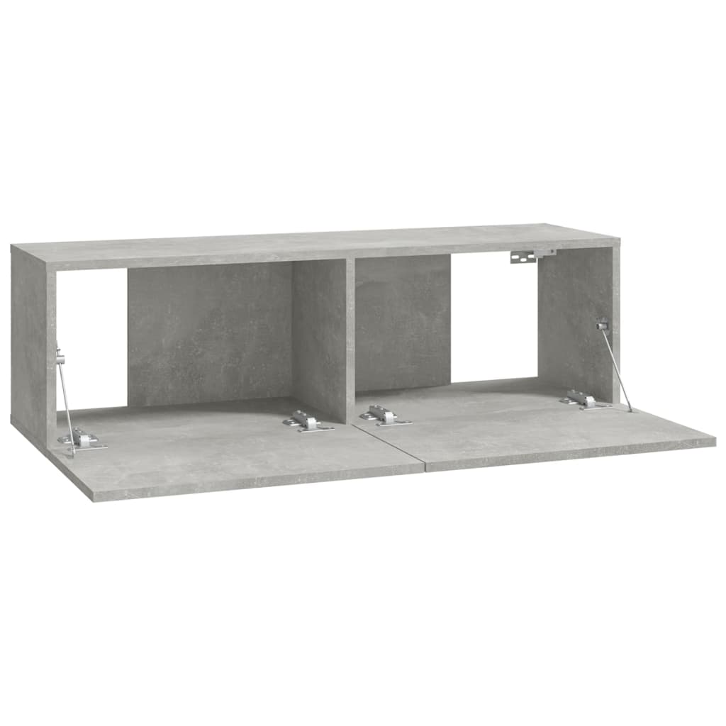 Tv-wandmeubels 4 st 100x30x30 cm bruin eikenkleur