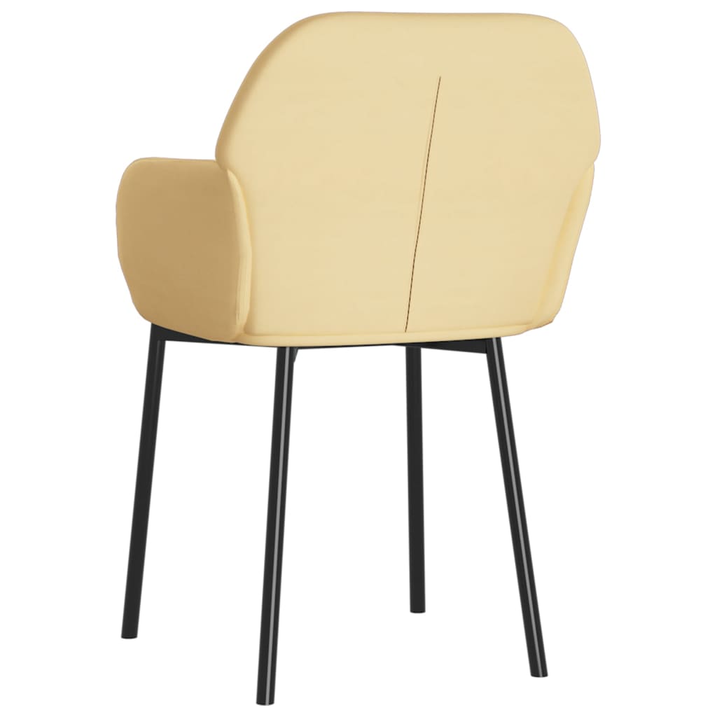 Eetkamerstoelen 2 st fluweel