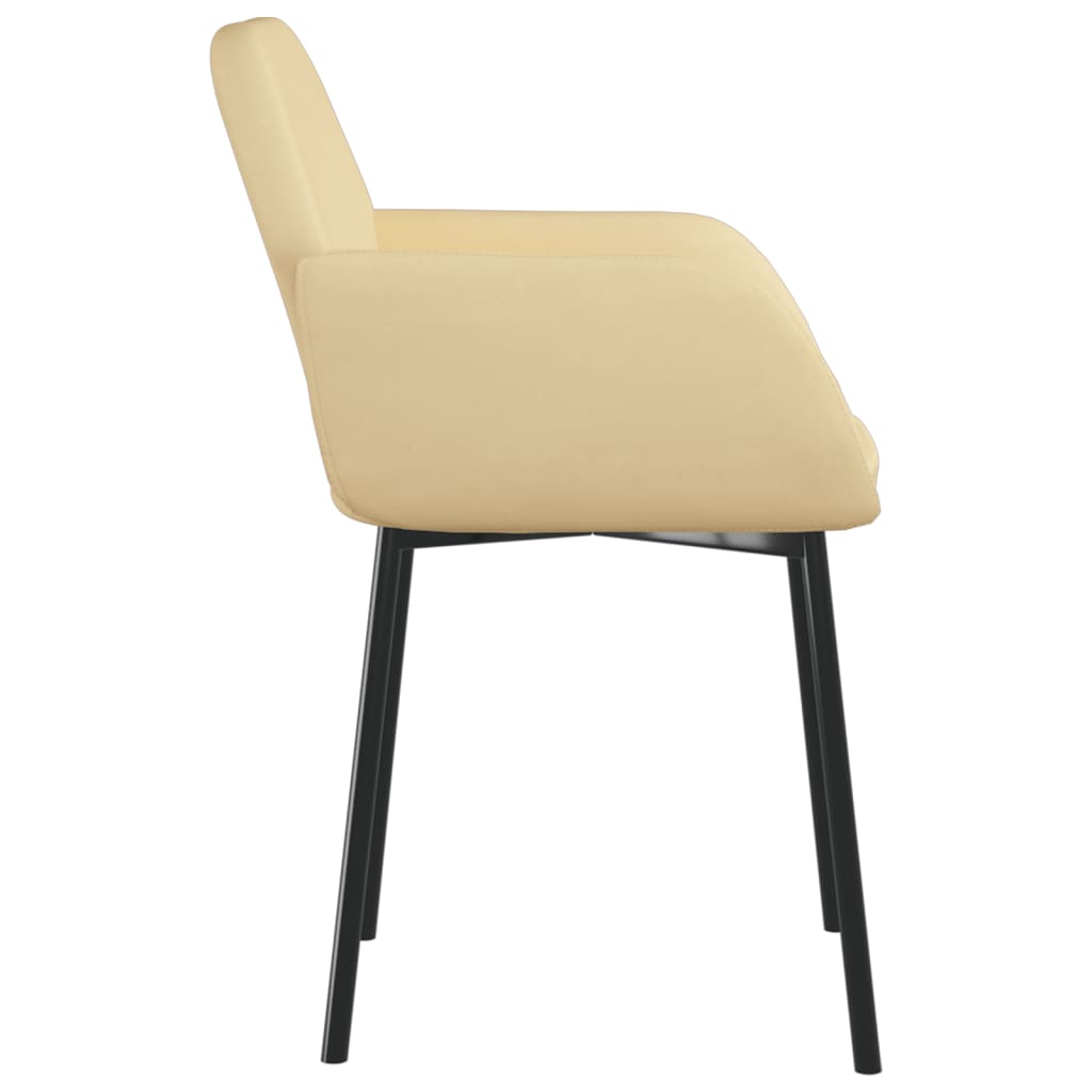 Eetkamerstoelen 2 st fluweel