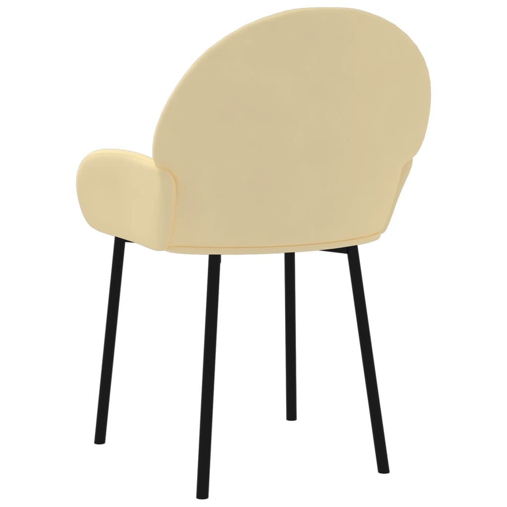 Eetkamerstoelen 2 st fluweel