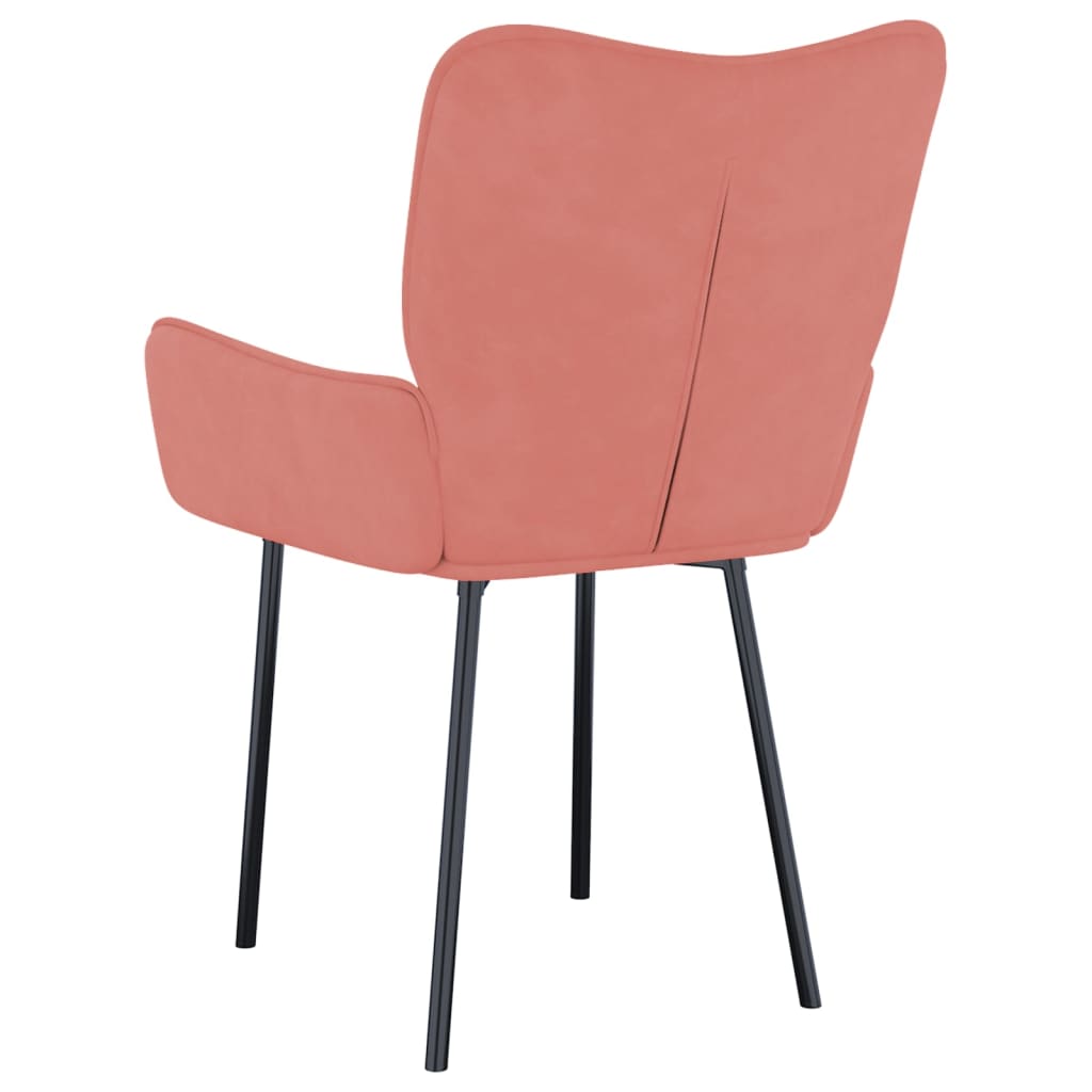 Eetkamerstoelen 2 st fluweel