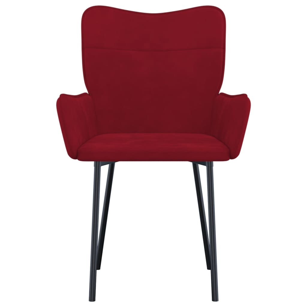 Eetkamerstoelen 2 st fluweel