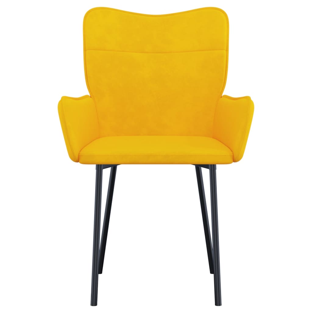 Eetkamerstoelen 2 st fluweel