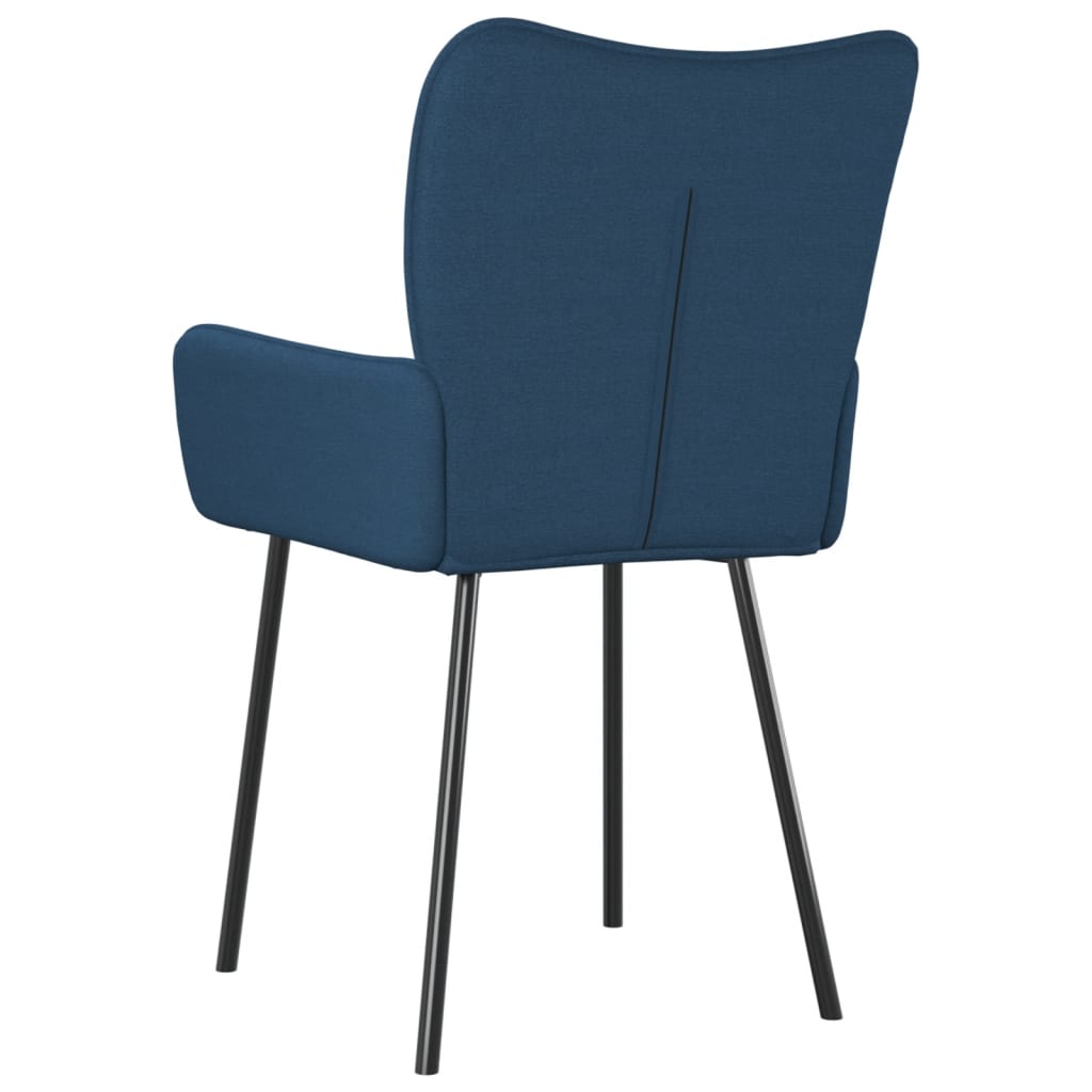 Eetkamerstoelen 2 st stof crèmekleurig