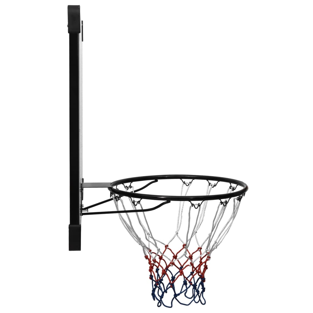 Basketbalbord 71x45x2,5 cm polycarbonaat transparant