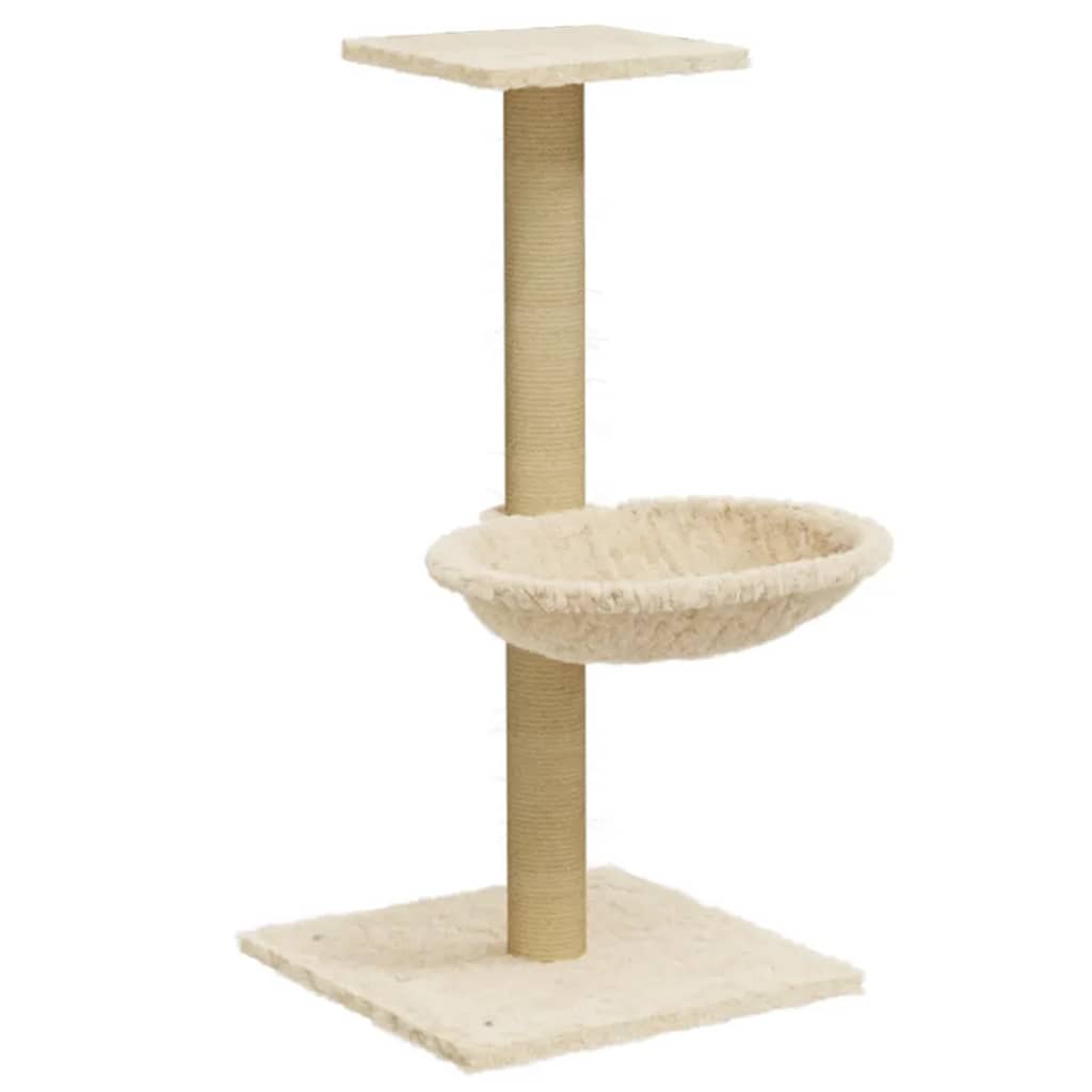 Kattenmeubel met sisal krabpaal 74 cm