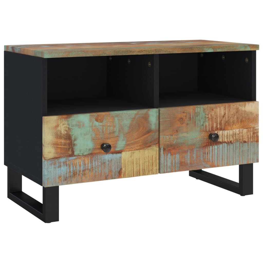 Tv-meubel 70x33x46 cm massief mangohout