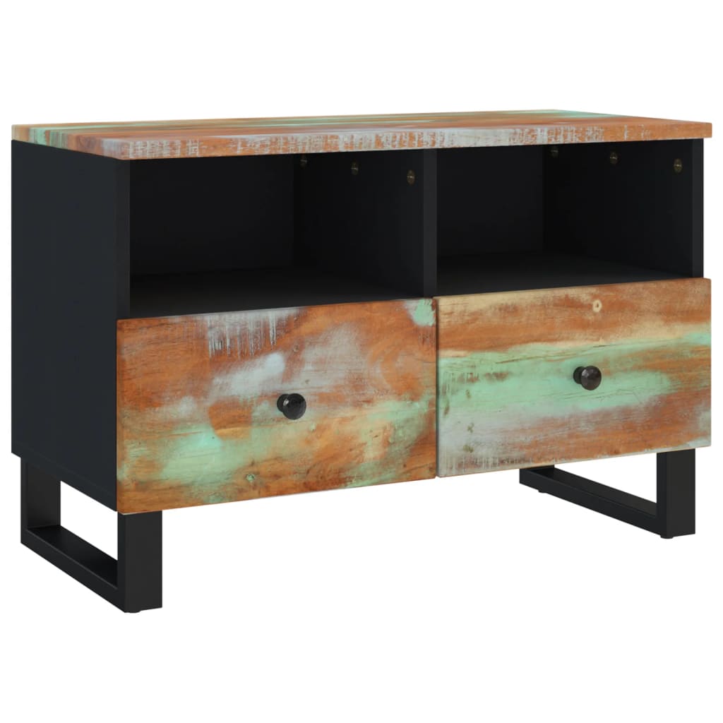 Tv-meubel 70x33x46 cm massief mangohout