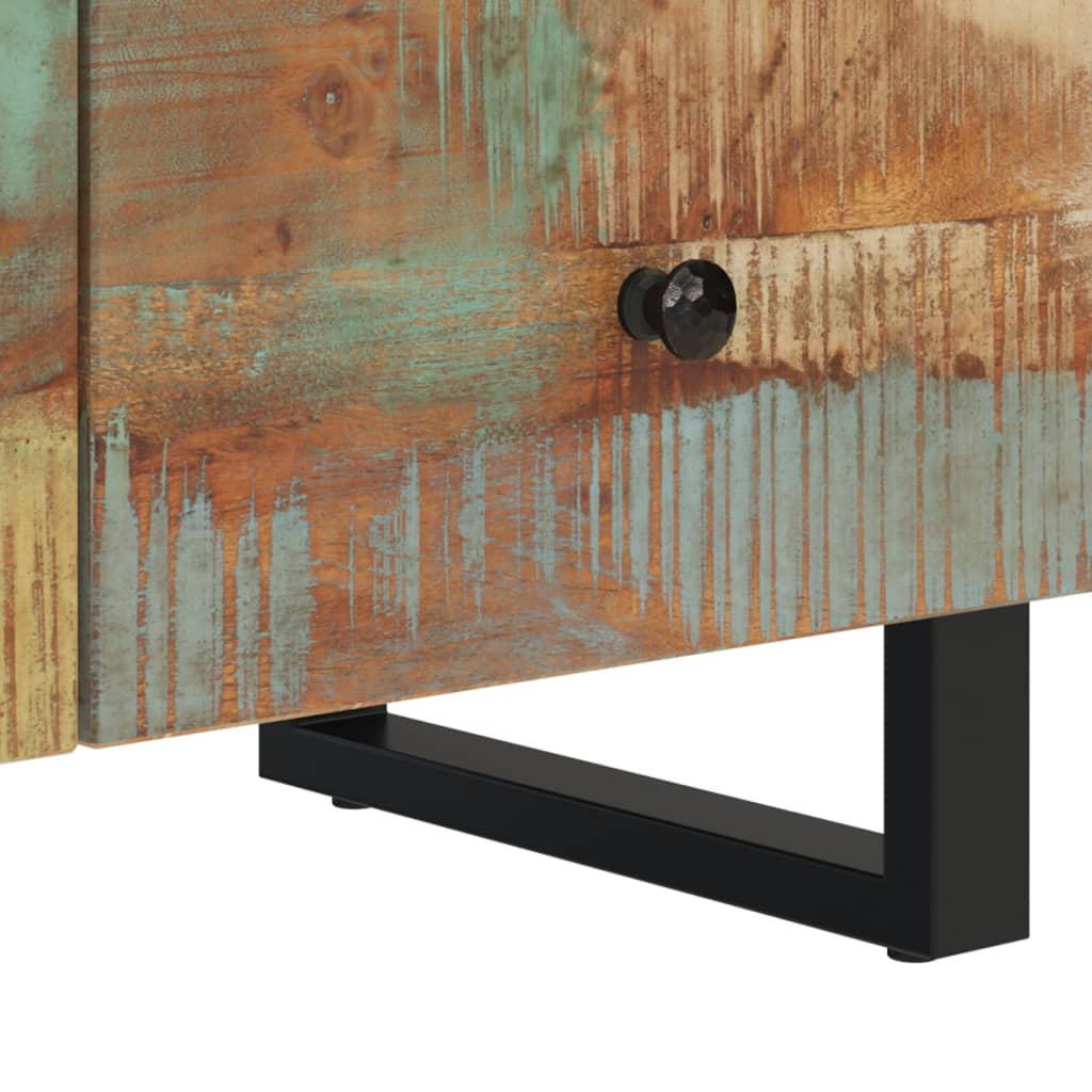 Tv-meubel 70x33x46cm massief teruggewonnen hout