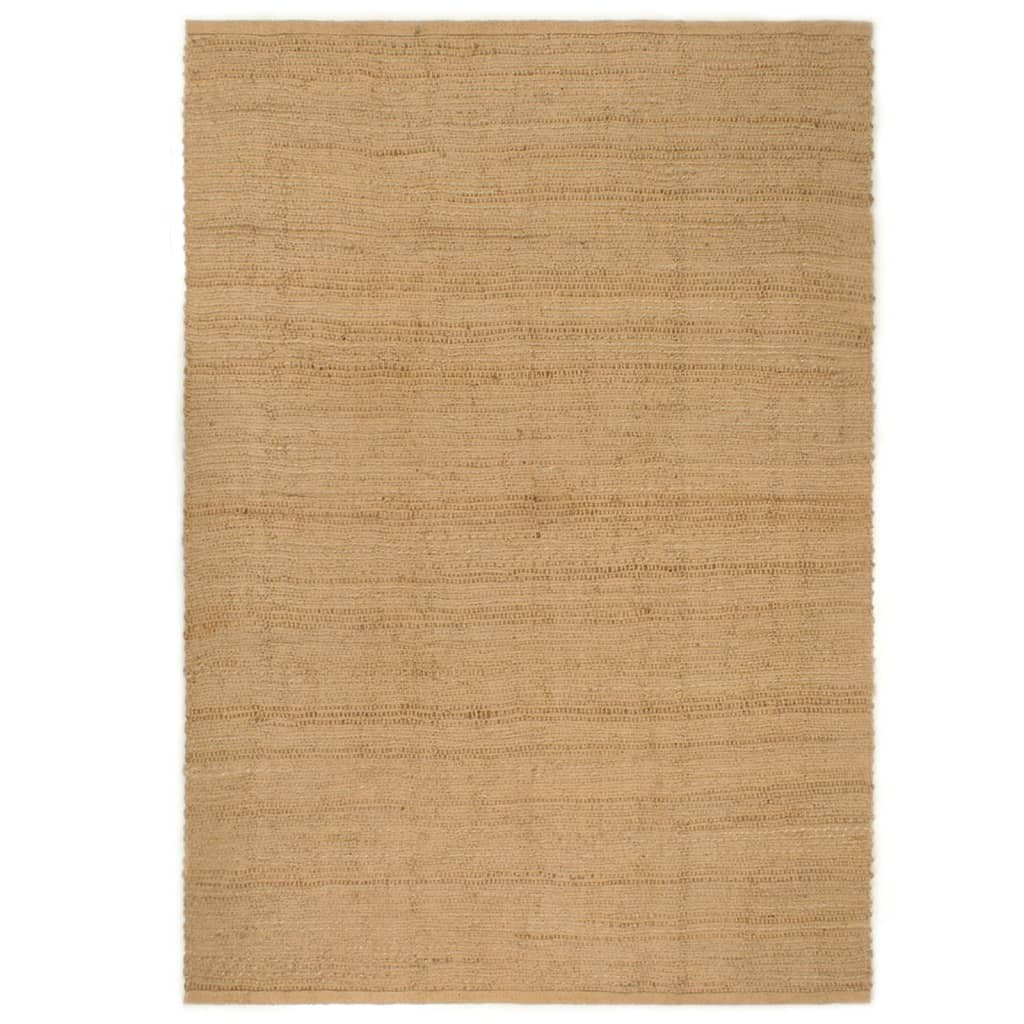 Vloerkleed rechthoekig 160x230 cm jute naturel