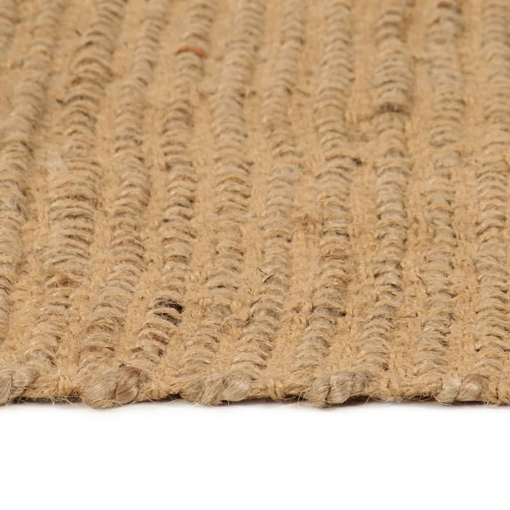 Vloerkleed rechthoekig 160x230 cm jute naturel