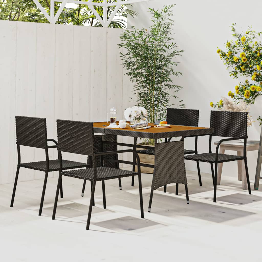 7-delige Tuinset poly rattan