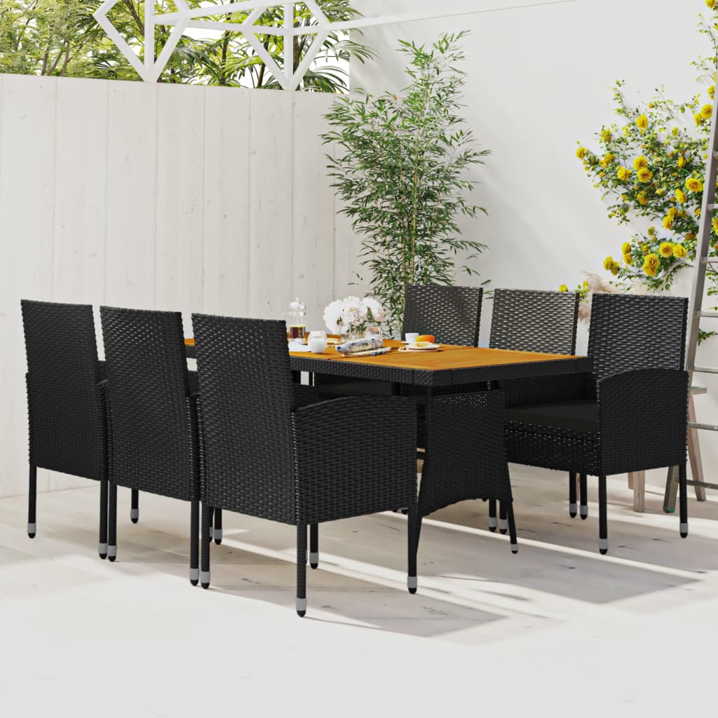 9-delige Tuinset poly rattan