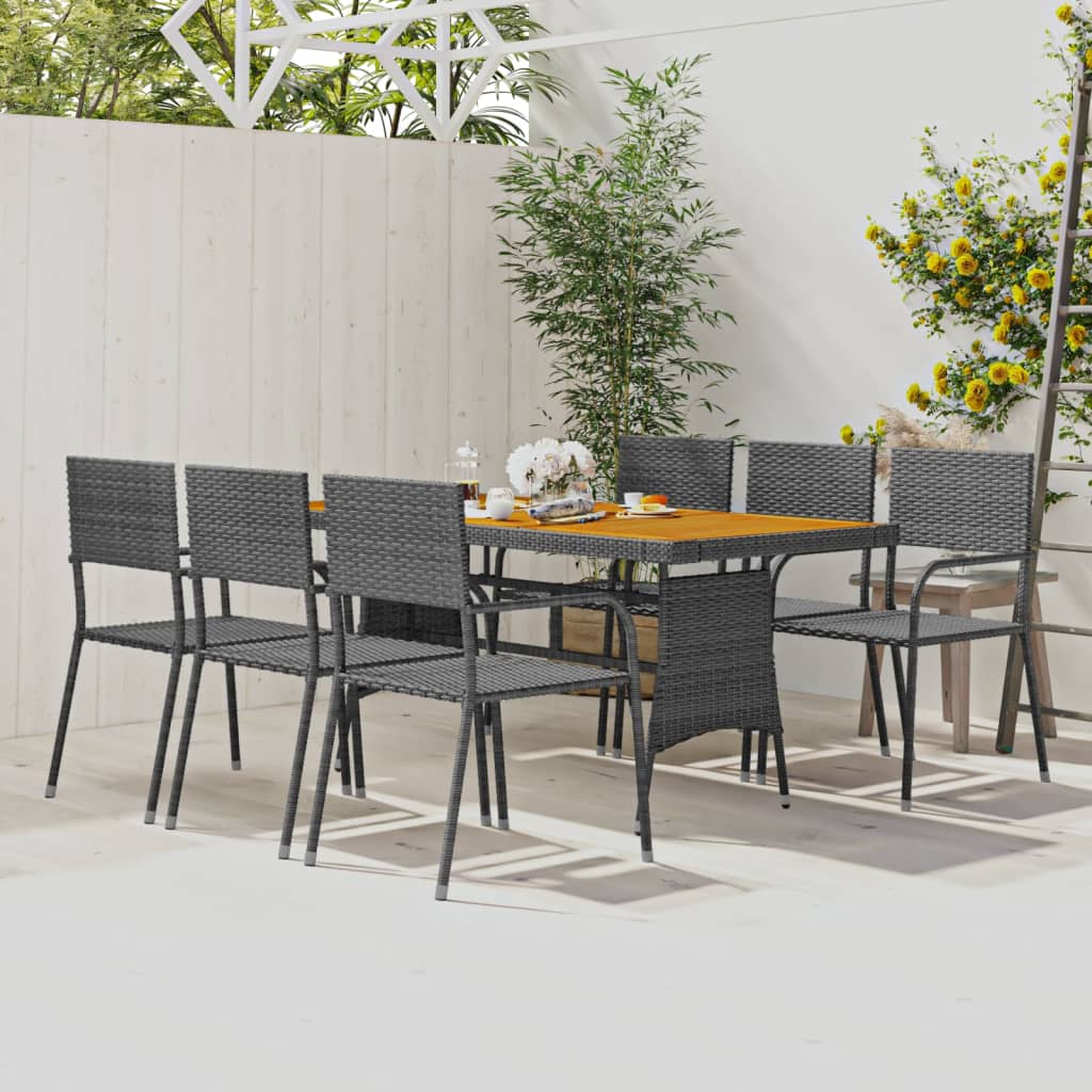 9-delige Tuinset poly rattan