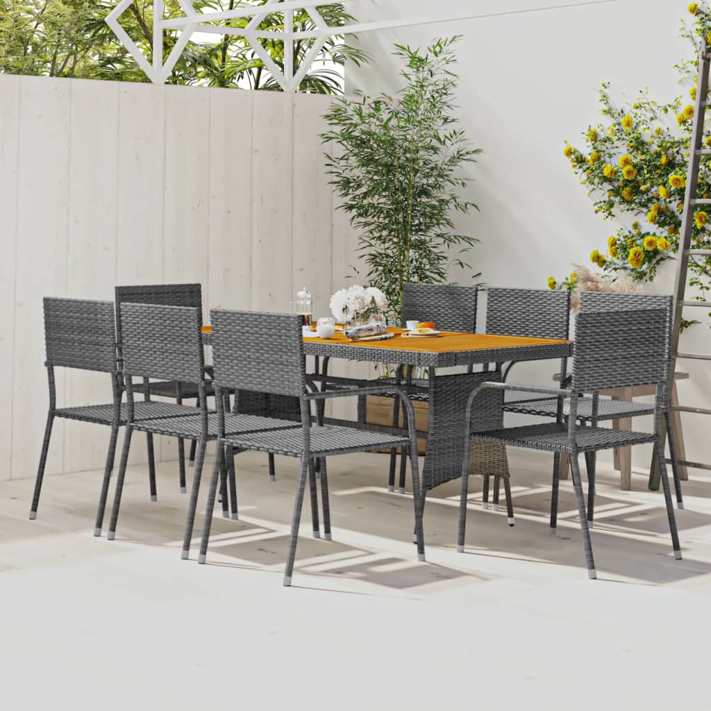 9-delige Tuinset poly rattan