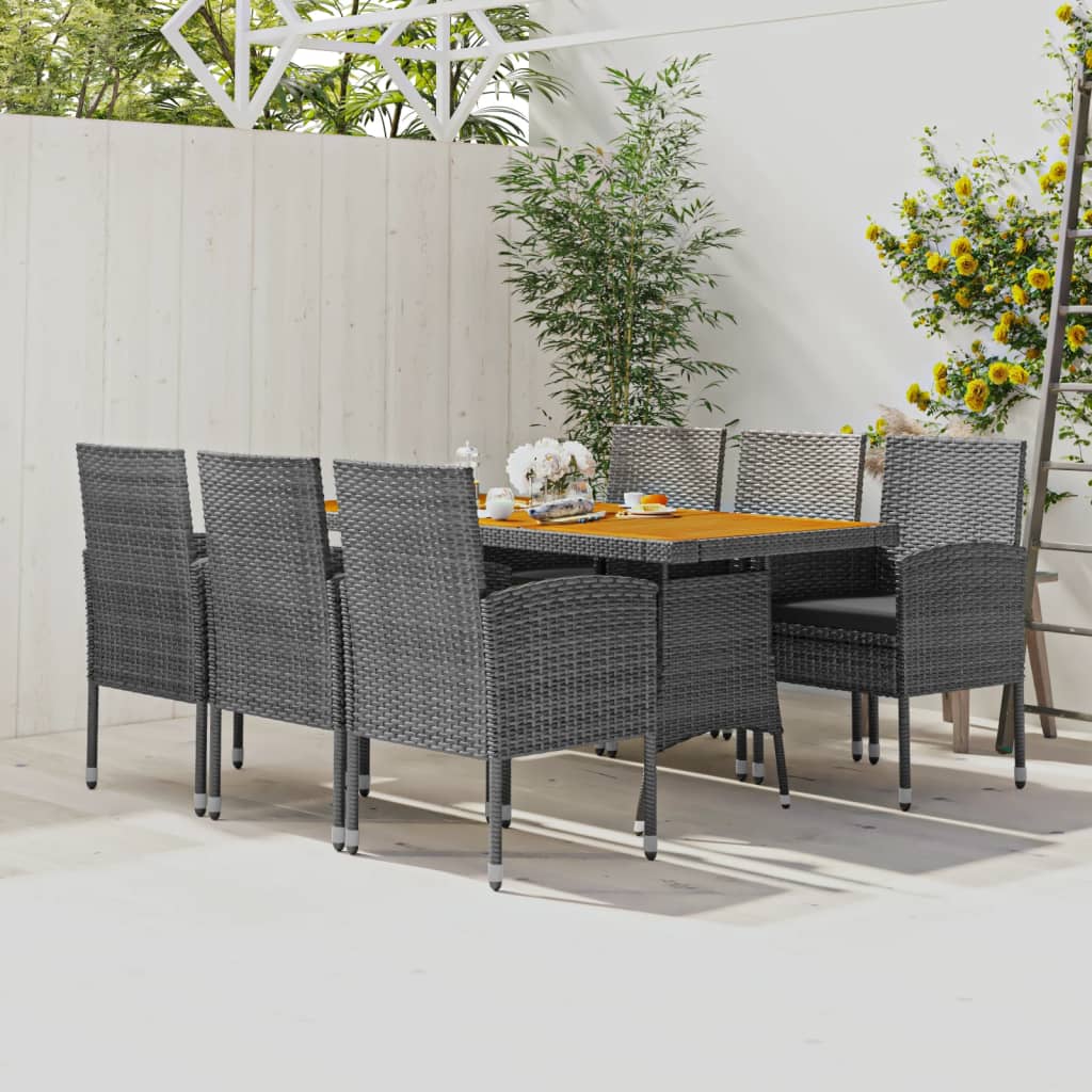 9-delige Tuinset poly rattan